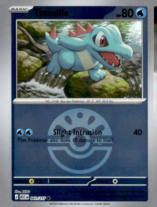 ME: Ascended Heroes #041/217 Totodile (Friend Ball)