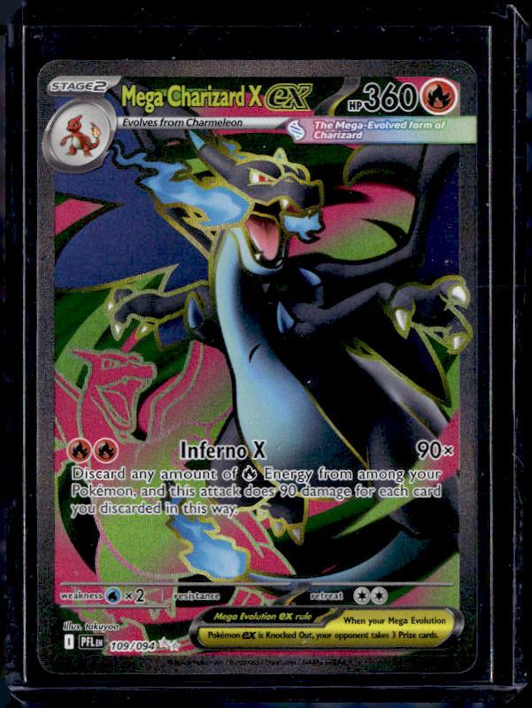 ME02: Phantasmal Flames #109/094 Mega Charizard X ex
