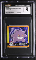 1999 Pokémon Stickers Series 1 #94 Gengar CGC 9