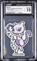 2018 Pok^mon Stickers Pt.1 Mewtwo CGC 10