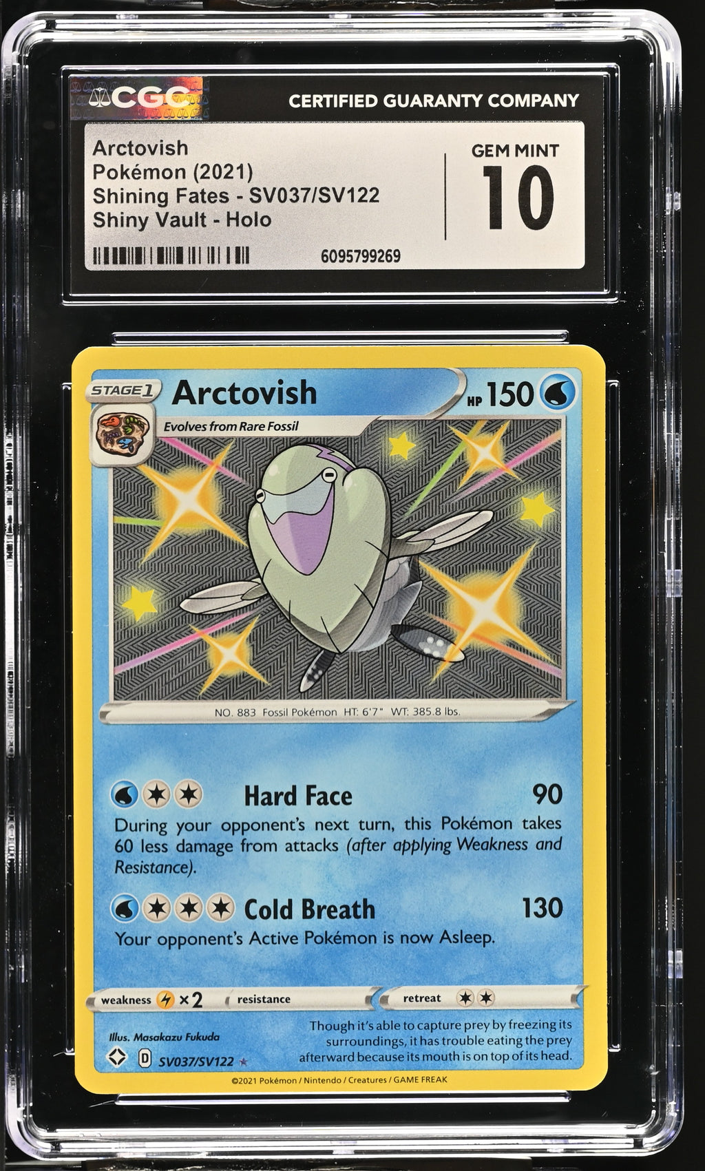2021 Shining Fates #SV037/SV122 Arctovish CGC 10