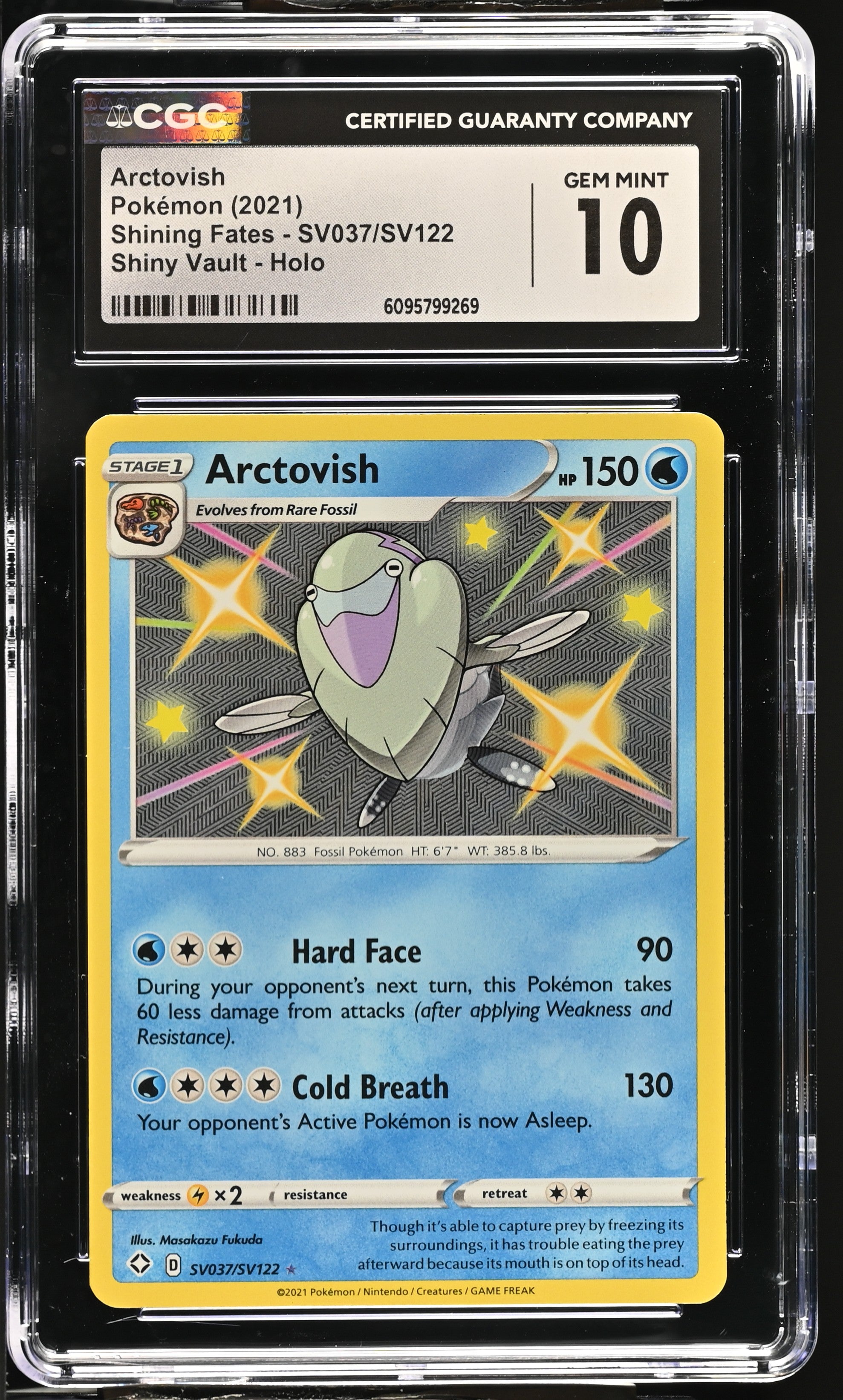 2021 Shining Fates #SV037/SV122 Arctovish CGC 10