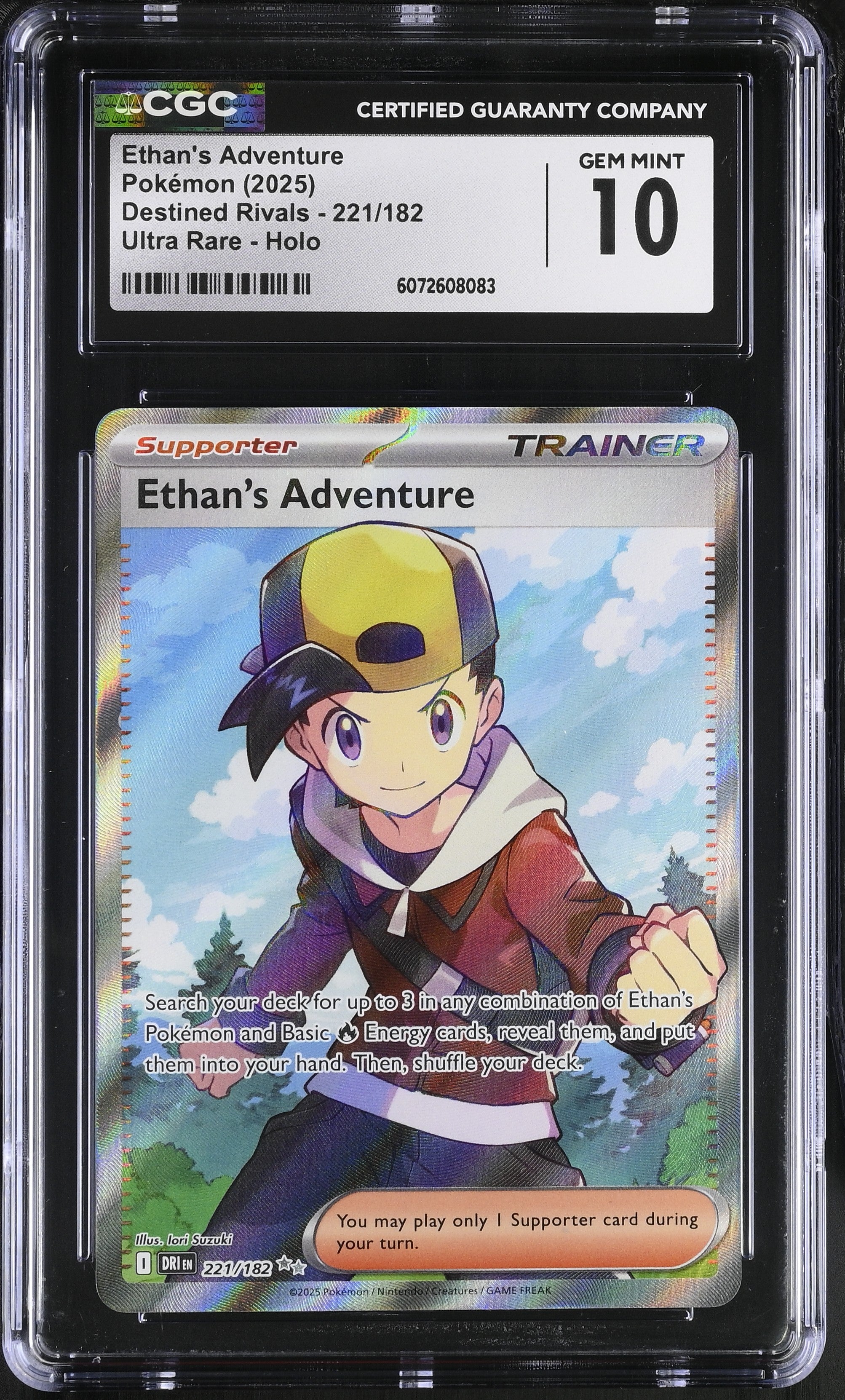 2025 Destined Rivals #221/182 Ethan's Adventure CGC 10