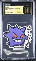 2019 Pok^mon Stickers Pt.4 Gengar CGC 10
