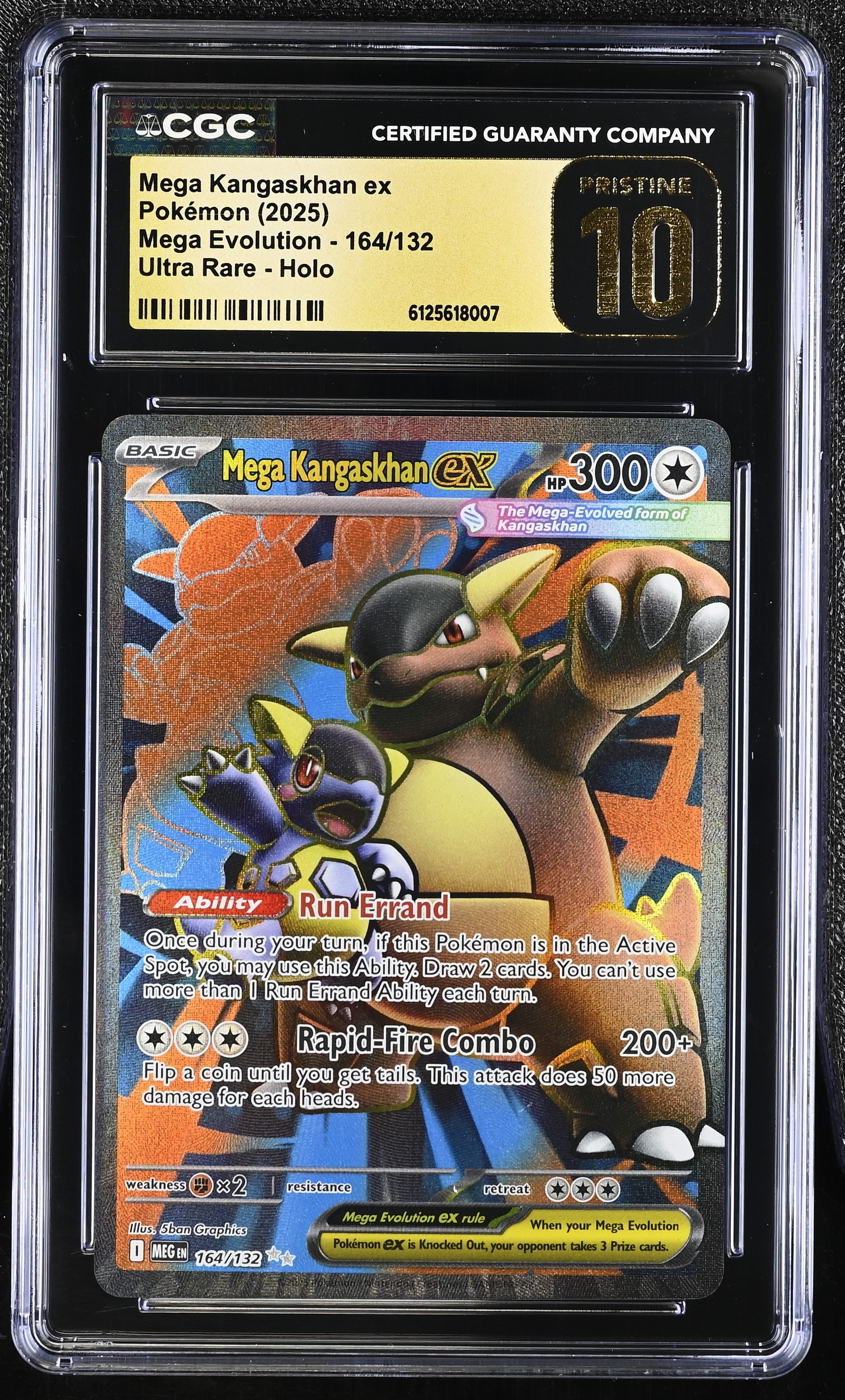 2025 Mega Evolution #164/132 Mega Kangaskhan ex CGC 10
