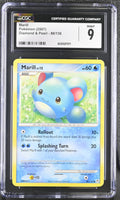 2007 Diamond & Pearl #88/130 Marill CGC 9