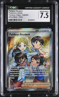 2024 Paldean Fates #230/091 Paldean Student CGC 7.5