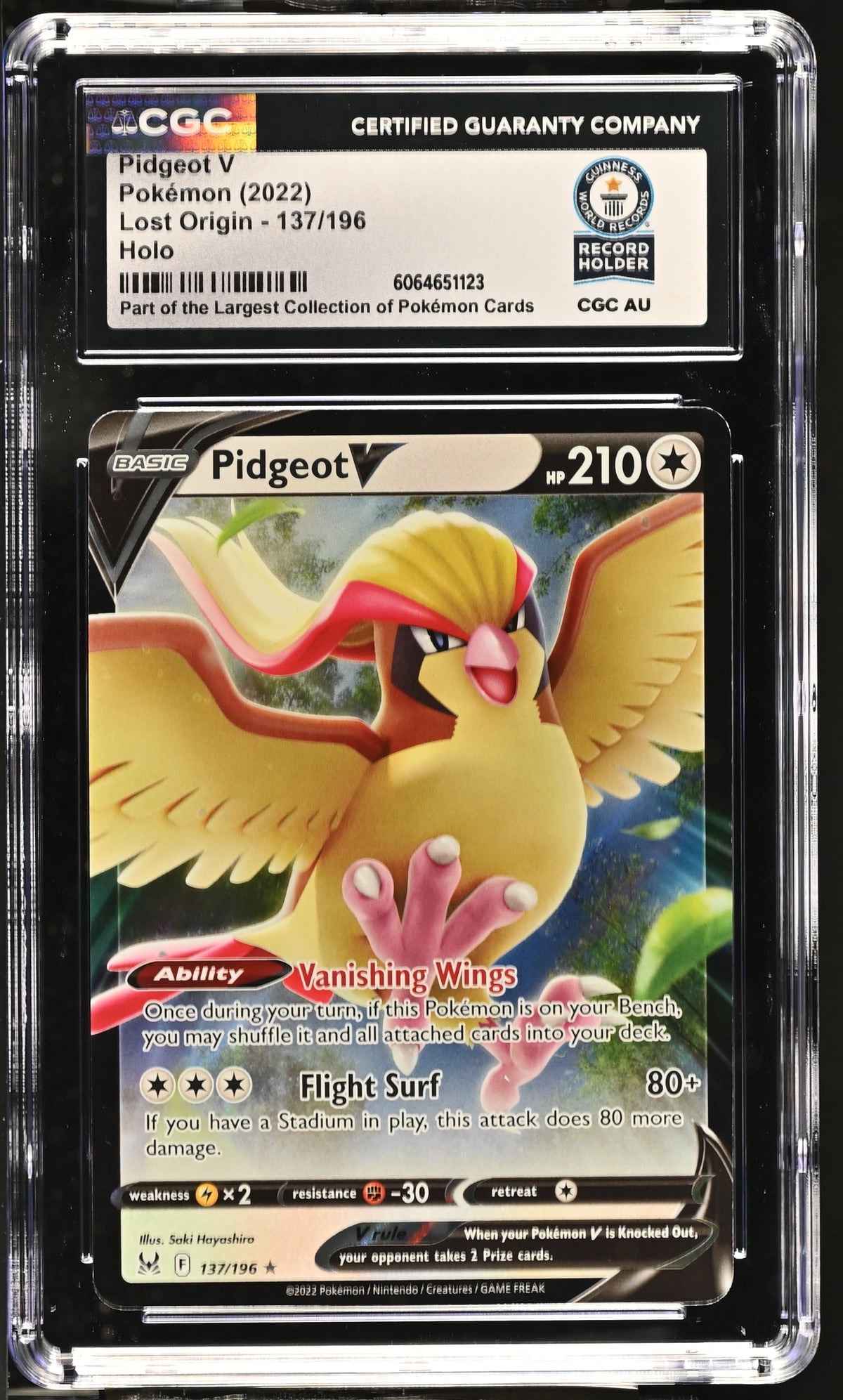2022 Lost Origin #137/196 Pidgeot V