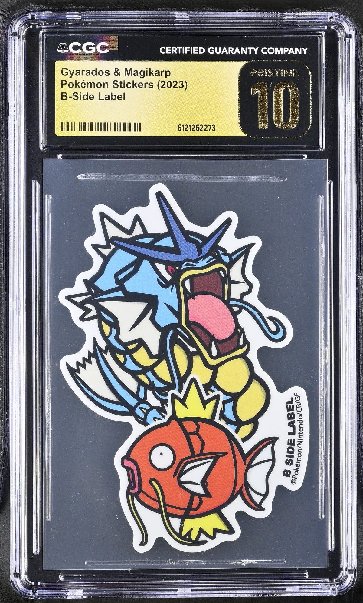 2023 Pok^mon Stickers Gyarados & Magikarp CGC 10