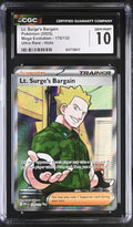 2025 Mega Evolution #170/132 Lt. Surge's Bargain CGC 10